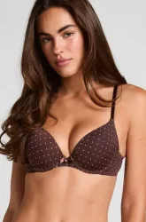 Hunkemöller Vorgeformter Bügel-BH Plunge Braun