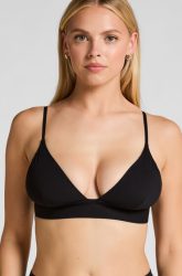 Hunkemöller Triangel Bralette Smooth Schwarz