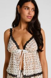 Hunkemöller Pyjama-Top Dolly Weiß