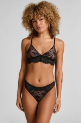 Hunkemöller String mit hohem Bein Lou Schwarz