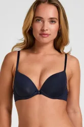 Hunkemöller Vorgeformter Bügel-BH Plunge Blau