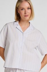 Hunkemöller - Pyjama Oberteil, für Damen, Lila, Größe M