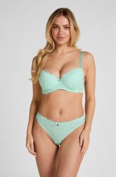 Hunkemöller String Marine Grün