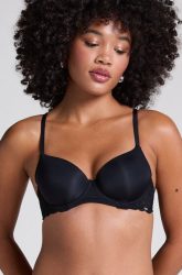 Hunkemöller Vorgeformter Bügel-BH Angie mit Spitze Schwarz