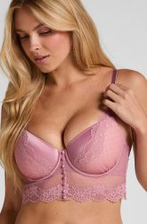 Hunkemöller Laila Vorgeformter Longline-Bügel-BH Rose