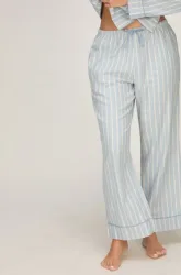 Hunkemöller Petite Pyjama-Hose Woven Blau