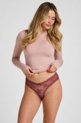 Hunkemöller Brazilian V-shape mesh Lila
