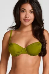 Hunkemöller Bardolino Gepolstertes Bügel-Bikini-Oberteil Grün