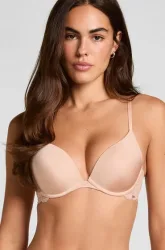 Hunkemöller Vorgeformter Push-up-Bügel-BH Angie Beige