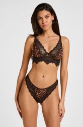 Hunkemöller Hoch geschnittener String Gabrielle Schwarz