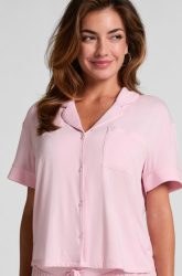 Hunkemöller Kurzärmelige Jersey-Jacke Essential Rose