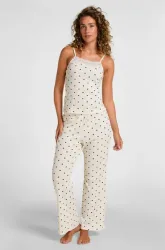 Hunkemöller Pyjama Set Dots Weiß