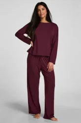 Hunkemöller Jersey-Hose Essential Lila