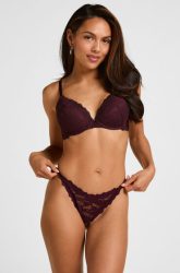 Hunkemöller Hoch geschnittener String Aveline Lila