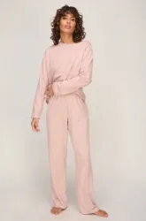 Hunkemöller Pyjamaset Baumwolljersey Rose