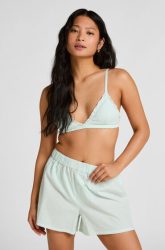 Hunkemöller Pyjama Short Seersucker Blau