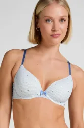 Hunkemöller Vorgeformter Bügel-BH Plunge Blau