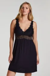 Hunkemöller Slipdress Nora Lace Schwarz