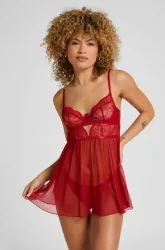 Hunkemöller Babydoll Isabelle Rot