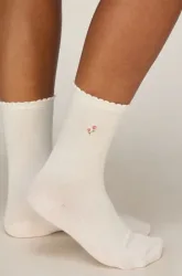 Hunkemöller 3er-Pack Baumwollsocken mit Blumen Rose