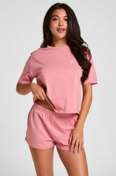 Hunkemöller Pyjama-Set aus Baumwolle Rose