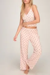Hunkemöller Pyjama-Hose Jersey Rose