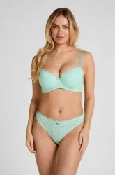 Hunkemöller String Marine Grün