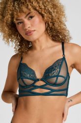 Hunkemöller Amel Longline-BH mit Bügel ohne Polsterung Blau