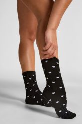 Hunkemöller Crew-Socken aus Modal Schwarz