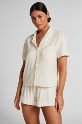 Hunkemöller Jersey-Shorts Essential Weiß