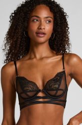 Hunkemöller Amel Longline-BH mit Bügel ohne Polsterung Schwarz