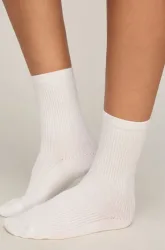 Hunkemöller 3er-Pack Baumwoll-Crew-Socken Weiß