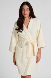 Hunkemöller Gesteppter Bademantel Weiß
