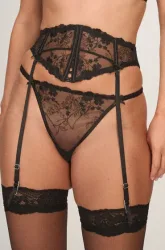 Hunkemöller Peonie Waspie Schwarz