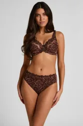 Hunkemöller Hochgeschnittener Slip Diva Braun