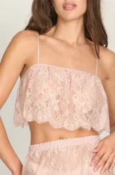 Hunkemöller Cami Short Allover Lace Legacy Rose