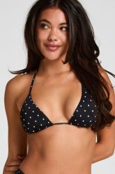Hunkemöller Bardolino Triangel Bikini Oberteil Schwarz