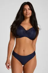 Hunkemöller Invisible Brazilian Lace Back Blau