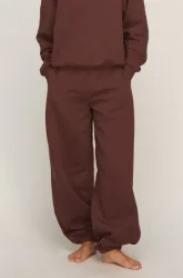 Hunkemöller Jogginghose aus Angerautem Sweat Braun