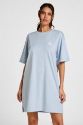 Hunkemöller Nachthemd mit Rundhalsausschnitt Blau