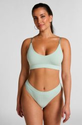 Hunkemöller Hoch ausgeschnittener String Dianne Grün