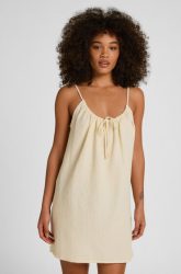 Hunkemöller Musselin-Slipdress Gelb