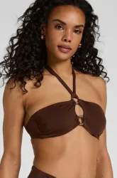 Hunkemöller Bandeau Bikini Top Madrid Braun
