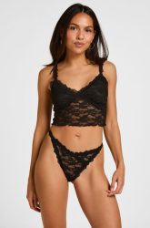 Hunkemöller Hoch geschnittener String Aveline Schwarz