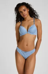 Hunkemöller String Marine Blau