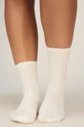 Hunkemöller Socken Sequin Crew Weiß