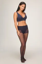 Hunkemöller Tight 20 Denier Seamless Velvet Touch Blau
