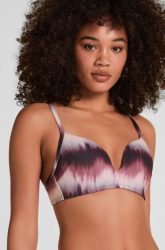 Hunkemöller Gepolstertes Bügelloses Bikini-Oberteil Mauritius Lila