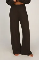 Hunkemöller PANT WL PREMIUM RIB JERSEY Braun