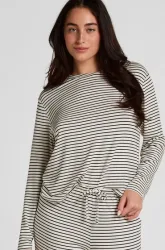 Hunkemöller Pyjama Top Loose Jersey Weiß